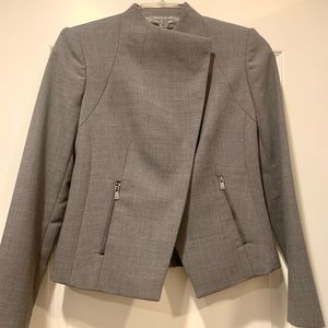Medium gray wool blazer